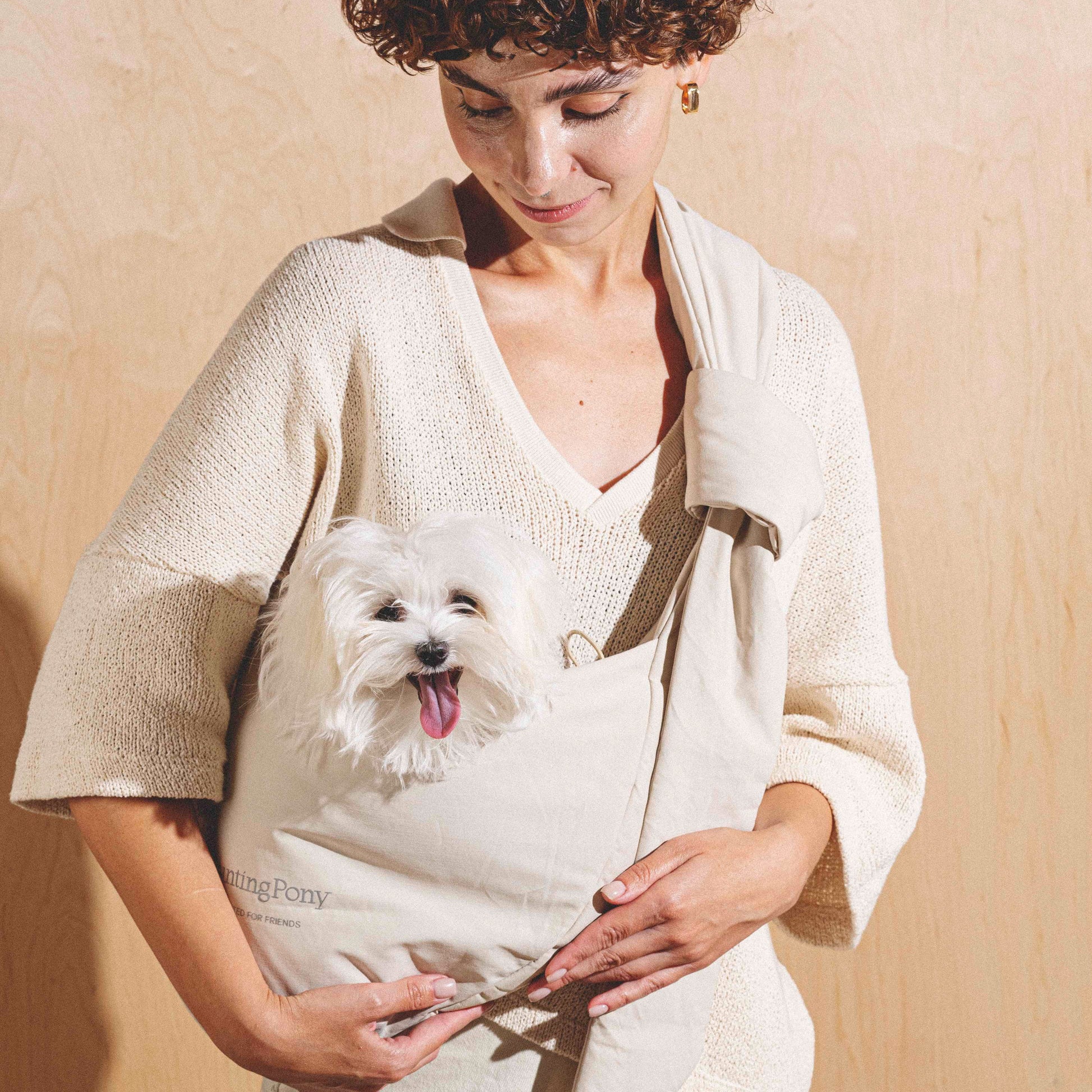 Sling-bag Pony Kangaroony Beige