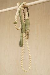 Dog leash Country Pony Green, synthetic rope